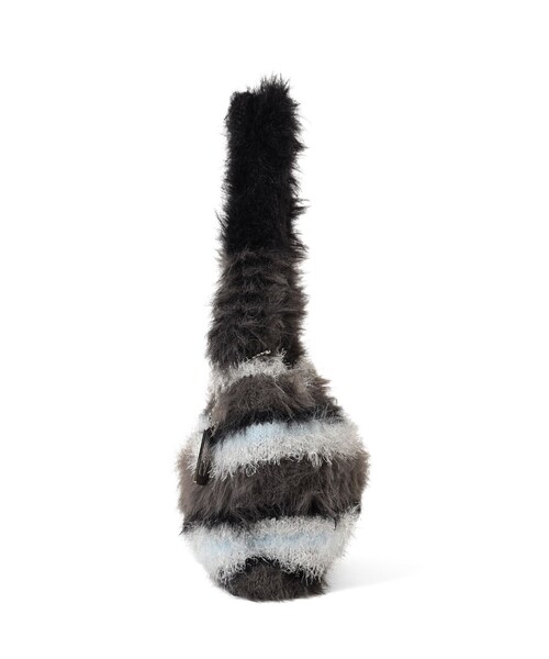 Ray BEAMS（レイビームス）の「シャギー ボーダー ニット バッグ（トートバッグ・レディース・イエロー/ピンク/ブラック・ONE SIZE）」の6枚目の写真