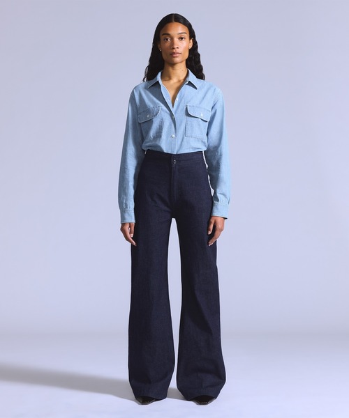 Levi's(リーバイス)の「Levi's/リーバイス BLUETAB(TM) MARINER ジーンズ(デニムパンツ・レディース・ダークインディゴブルー・23inch/24inch/25inch/26inch/27inch/28inch)」の2枚目の写真