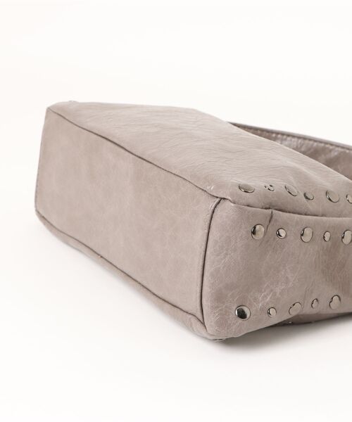 3.3 Field Trip （3.3フィールドトリップ）の「3.3 Field Trip／ミニマルリベバック（ハンドバッグ・レディース・ブラック/グレー・FREE）」の16枚目の写真