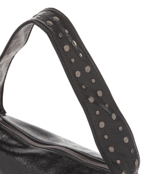 3.3 Field Trip （3.3フィールドトリップ）の「3.3 Field Trip／ミニマルリベバック（ハンドバッグ・レディース・ブラック/グレー・FREE）」の6枚目の写真