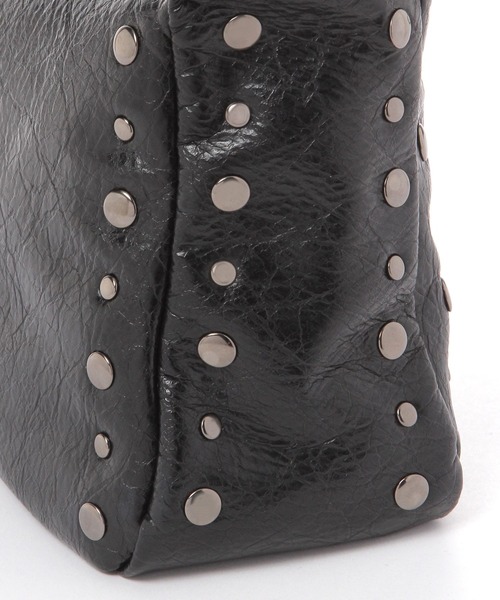 3.3 Field Trip （3.3フィールドトリップ）の「3.3 Field Trip／ミニマルリベバック（ハンドバッグ・レディース・ブラック/グレー・FREE）」の9枚目の写真