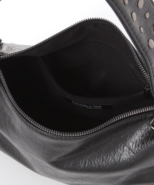 3.3 Field Trip （3.3フィールドトリップ）の「3.3 Field Trip／ミニマルリベバック（ハンドバッグ・レディース・ブラック/グレー・FREE）」の10枚目の写真