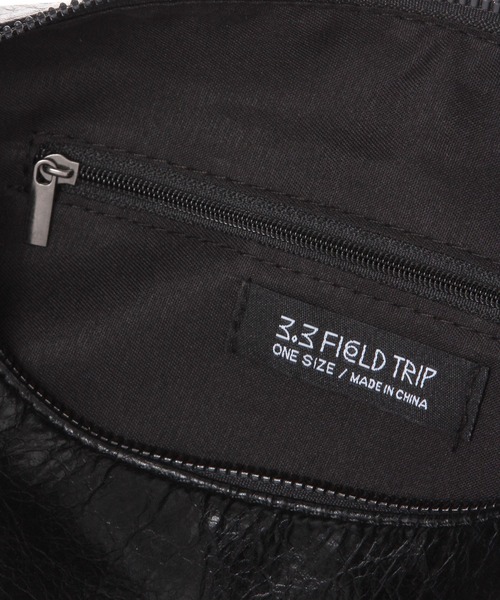 3.3 Field Trip （3.3フィールドトリップ）の「3.3 Field Trip／ミニマルリベバック（ハンドバッグ・レディース・ブラック/グレー・FREE）」の11枚目の写真