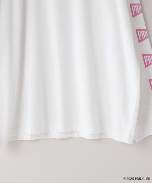 LOWRYS FARM(ローリーズファーム)の「【LFM(U)】PRINGLES/PTTLS 589264(Tシャツ/カットソー・メンズ・ホワイト/ブラック・MEDIUM/LARGE)」の13枚目の写真
