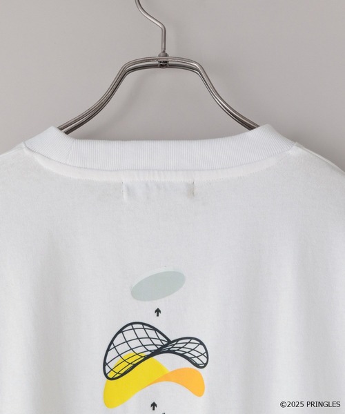 LOWRYS FARM(ローリーズファーム)の「【LFM(U)】PRINGLES/PTTLS 589264(Tシャツ/カットソー・メンズ・ホワイト/ブラック・MEDIUM/LARGE)」の14枚目の写真