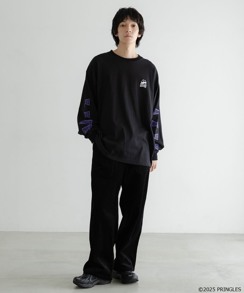 LOWRYS FARM(ローリーズファーム)の「【LFM(U)】PRINGLES/PTTLS 589264(Tシャツ/カットソー・メンズ・ホワイト/ブラック・MEDIUM/LARGE)」の20枚目の写真