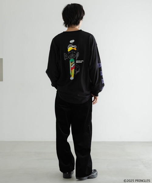 LOWRYS FARM(ローリーズファーム)の「【LFM(U)】PRINGLES/PTTLS 589264(Tシャツ/カットソー・メンズ・ホワイト/ブラック・MEDIUM/LARGE)」の22枚目の写真