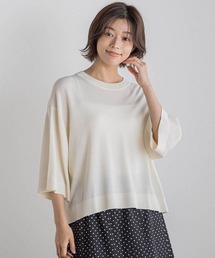 ワイドTニット≪手洗い可能≫