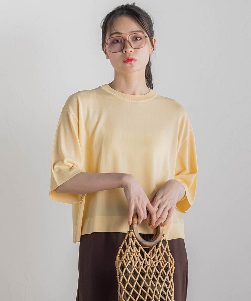 Droite lautreamont / ドロワットロートレアモン ワイドTニット≪手洗い可能≫ ワイドTニット≪手洗い可能≫ | Droite lautreamont（ドロワット