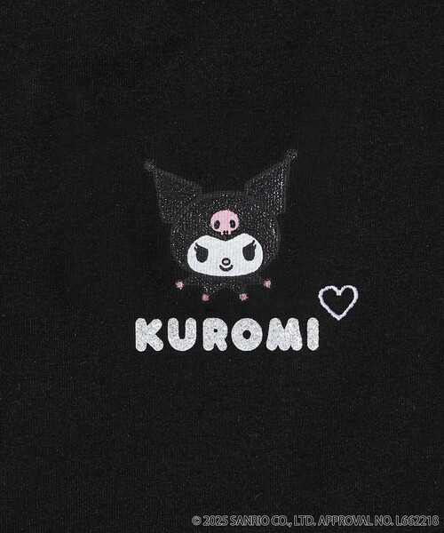 BASICKS(ベイシックス)の「BASICKS × SANRIO × Firsthand/ベイシックス × サンリオ × ファーストハンド x <My Melody><Kuromi> CONPACT PRINT TEE(Tシャツ/カットソー・レディース・ブラック/ホワイト・FREE)」の5枚目の写真