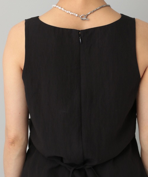 A part by（アパートバイ）の「サイドタックノースリセットアップ（パンツドレス・レディース・ライトベージュ/ブラック/ベージュ・FREE）」の16枚目の写真