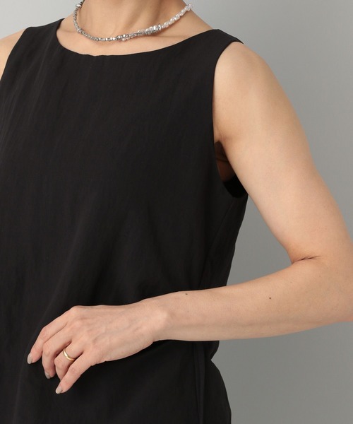 A part by（アパートバイ）の「サイドタックノースリセットアップ（パンツドレス・レディース・ライトベージュ/ブラック/ベージュ・FREE）」の18枚目の写真