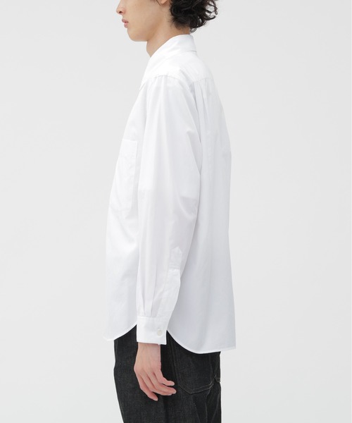 MARGARET HOWELL（マーガレットハウエル）の「PLAIN COTTON POPLIN（シャツ/ブラウス・メンズ・ホワイト・X-LARGE/LARGE/MEDIUM/SMALL）」の3枚目の写真