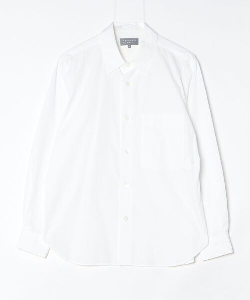 MARGARET HOWELL(マーガレットハウエル)の「PLAIN COTTON POPLIN(シャツ/ブラウス・メンズ・ホワイト・X-LARGE/LARGE/MEDIUM/SMALL)」の6枚目の写真