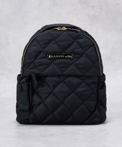 LANVIN en Bleu（ランバンオンブルー）の「オルセー　パデッドリュック（トートバッグ・レディース・チャコールグレー・FREE）」の5枚目の写真