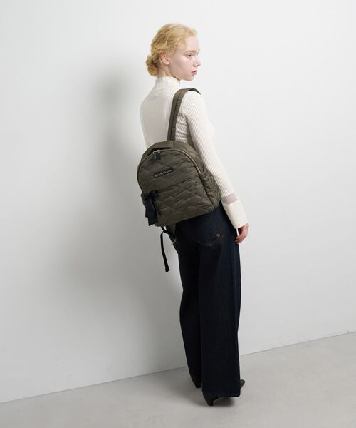 LANVIN en Bleu（ランバンオンブルー）の「オルセー　パデッドリュック（トートバッグ・レディース・チャコールグレー・FREE）」の11枚目の写真