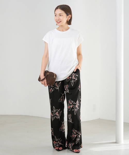 IENA（イエナ）の「ブラックフラワーパンツ（その他パンツ・レディース・ブラック系その他・36/38）」の10枚目の写真