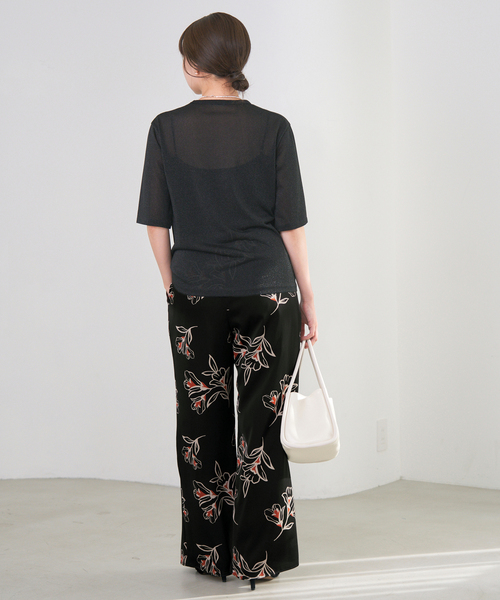 IENA（イエナ）の「ブラックフラワーパンツ（その他パンツ・レディース・ブラック系その他・36/38）」の20枚目の写真