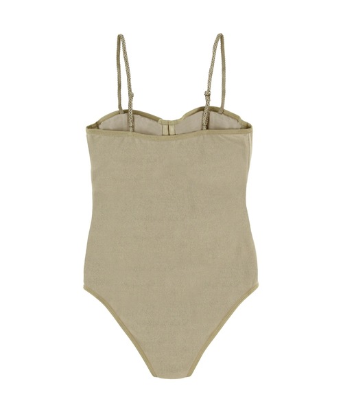 ALEXIA STAM（アリシアスタン）の「Terry Cloth Bodysuit /パイルボディースーツ（その他トップス・レディース・ネイビー/ベージュ/ブラウン・M/S/L）」の4枚目の写真