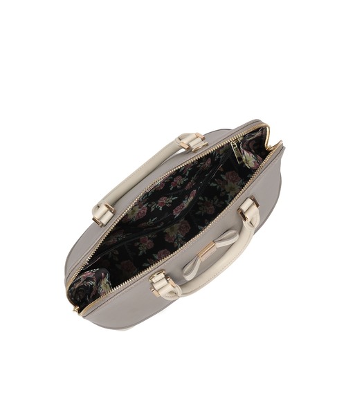 dazzlin（ダズリン）の「【dazzlin/ダズリン】バレッタリボン　エコバッグ入バッグチャーム付　ミディアムハンドバッグ（ハンドバッグ・レディース・ブラック/ブラック×ホワイト/ダークブラウン/グレー/ベージュ・FREE）」の22枚目の写真