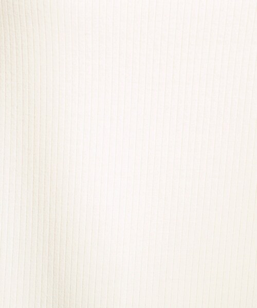 Cutie Blonde（キューティーブロンド）の「【S-LL/ひんやり/前後2WAY】シンプルだから使いやすい テレコTシャツ（Tシャツ/カットソー・レディース・ダークブラウン/ブラック/オフホワイト・01/02/03/04）」の10枚目の写真