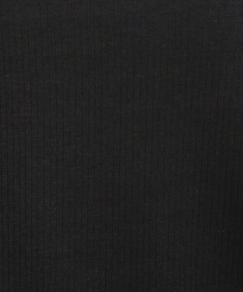 Cutie Blonde（キューティーブロンド）の「【S-LL/ひんやり/前後2WAY】シンプルだから使いやすい テレコTシャツ（Tシャツ/カットソー・レディース・ダークブラウン/ブラック/オフホワイト・01/02/03/04）」の17枚目の写真