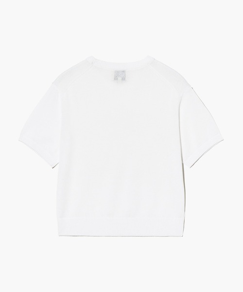 MARITHE + FRANCOIS GIRBAUD(マリテフランソワジルボー)の「W SEE THROUGH HALF KNIT(ニット/セーター・レディース・White/Black・SMALL/MEDIUM)」の9枚目の写真