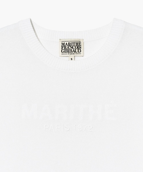 MARITHE + FRANCOIS GIRBAUD(マリテフランソワジルボー)の「W SEE THROUGH HALF KNIT(ニット/セーター・レディース・White/Black・SMALL/MEDIUM)」の10枚目の写真