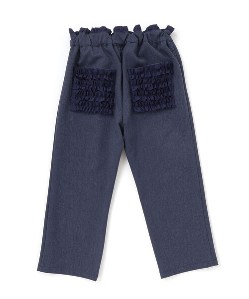 BeBe Petits Pois Vert（ベベプチポワヴェール）の「シフォンフリルブラウス+ロングパンツセットアップ（セットアップ・キッズ・ブラック系その他/ブルー・100cm/110cm/120cm/130cm/140cm/150cm）」の20枚目の写真