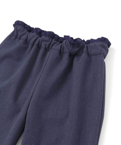 BeBe Petits Pois Vert（ベベプチポワヴェール）の「シフォンフリルブラウス+ロングパンツセットアップ（セットアップ・キッズ・ブラック系その他/ブルー・100cm/110cm/120cm/130cm/140cm/150cm）」の14枚目の写真