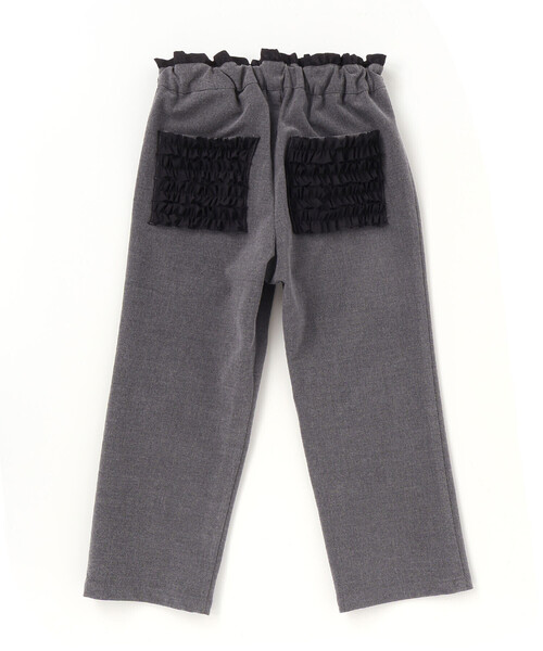 BeBe Petits Pois Vert（ベベプチポワヴェール）の「シフォンフリルブラウス+ロングパンツセットアップ（セットアップ・キッズ・ブラック系その他/ブルー・100cm/110cm/120cm/130cm/140cm/150cm）」の8枚目の写真