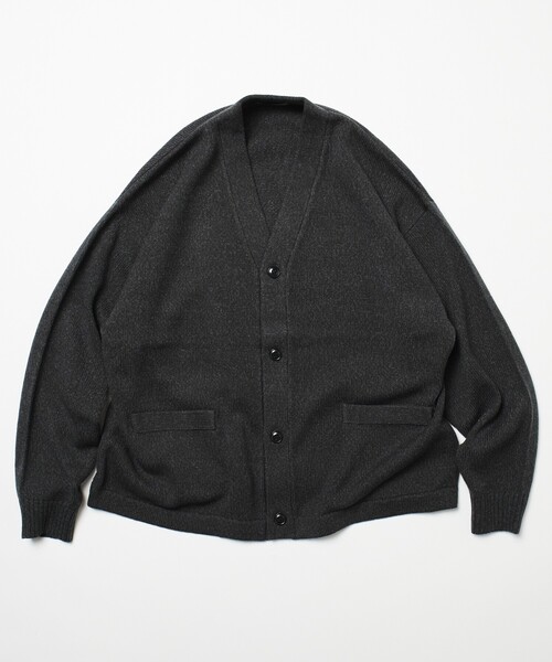 FREAK'S STORE（フリークスストア）の「限定展開 Relax Fit リラックスフィット イージーケア ウォッシャブル Vネックカーディガン（カーディガン/ボレロ・メンズ・ネイビー/ブラック/グレー/チャコールグレー/ブラウン・LARGE/MEDIUM/SMALL）」の9枚目の写真