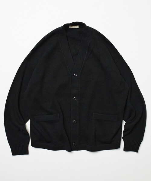 FREAK'S STORE（フリークスストア）の「限定展開 Relax Fit リラックスフィット イージーケア ウォッシャブル Vネックカーディガン（カーディガン/ボレロ・メンズ・ネイビー/ブラック/グレー/チャコールグレー/ブラウン・LARGE/MEDIUM/SMALL）」の12枚目の写真