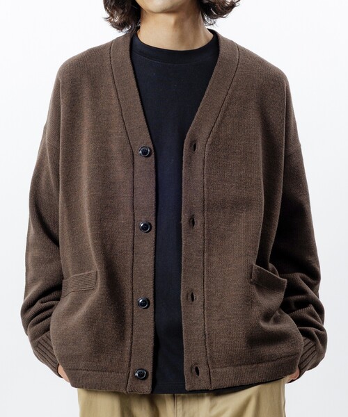 イージーケア ウォッシャブルニット カーディガン M FREAK'S STORE