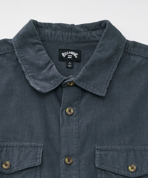 BILLABONG(ビラボン)の「BILLABONG メンズ 24A051502-BONG DAYS LS 長袖シャツ 【2025年秋冬モデル】/ビラボン胸ポケットワンポイントコーデュロイ長袖シャツ(シャツ/ブラウス・メンズ・ブルー系その他・MEDIUM/LARGE/X-LARGE)」の6枚目の写真