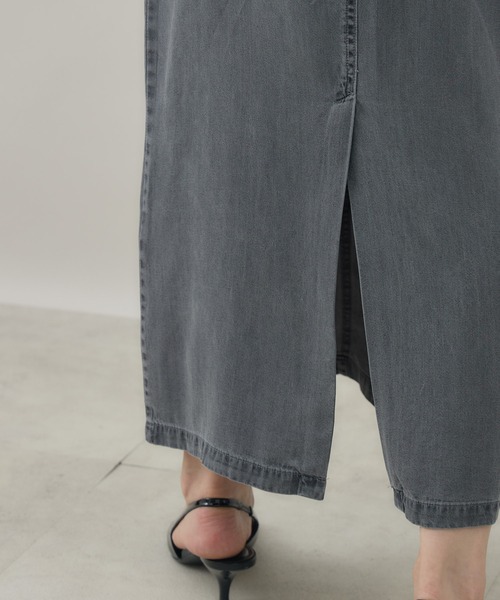 Paradise Picnic（パラダイスピクニック）の「ROSIEE テンセルデニムワンピース（ワンピース・レディース・ブルー/ブラック・FREE）」の5枚目の写真