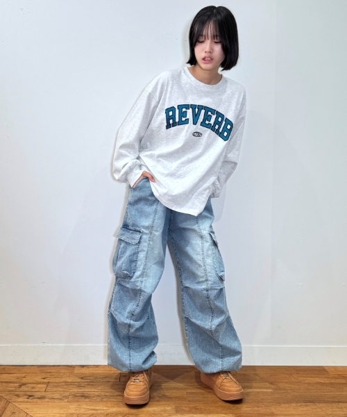 LTXC】【速乾】【ストレッチ】デニムカーゴパンツ（デニムパンツ