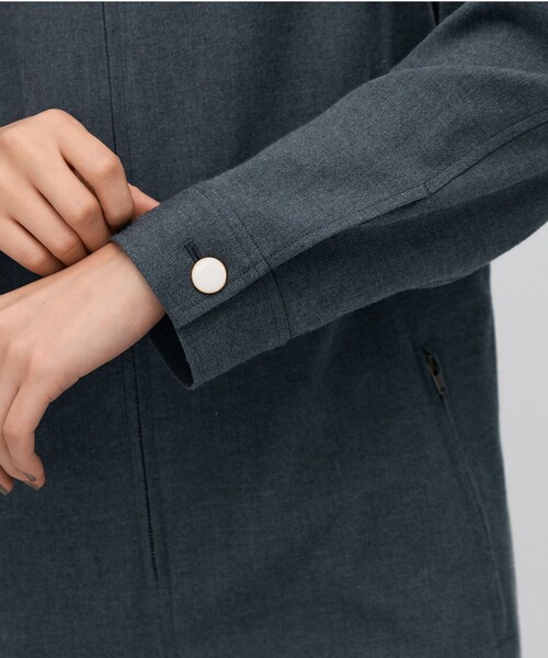 [新品タグ付き] BACCA オールインワン　コットン100% 日本製 セール】コットンピケ ジップアップコンビネゾン（ワンピース）｜BACCA