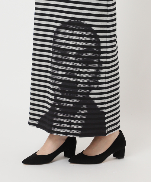 ボーダープリントスカート（スカート）｜Oriens JOURNAL