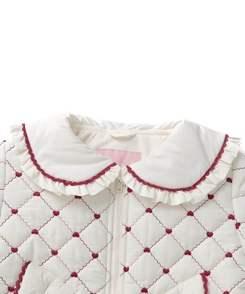 coeur a coeur（クーラクール）の「coeur a coeur キルトジャケット（その他アウター・キッズ・アイボリー/ピンク・120cm/110cm/100cm/90cm）」の13枚目の写真