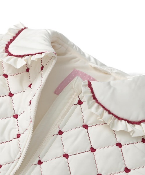 coeur a coeur（クーラクール）の「coeur a coeur キルトジャケット（その他アウター・キッズ・アイボリー/ピンク・120cm/110cm/100cm/90cm）」の14枚目の写真