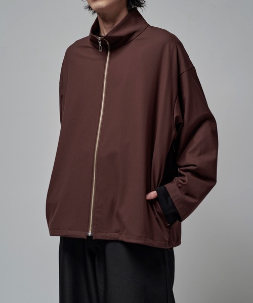 Lui's(ルイス)の「FINE ロングスリーブZIPシャツ(シャツ/ブラウス・メンズ・ブラウン/チャコールグレー/ブラック・S)」の3枚目の写真