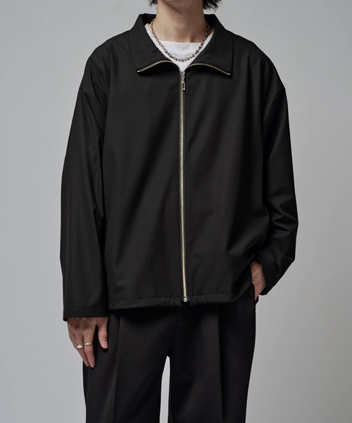 Lui's(ルイス)の「FINE ロングスリーブZIPシャツ(シャツ/ブラウス・メンズ・ブラウン/チャコールグレー/ブラック・S)」の8枚目の写真