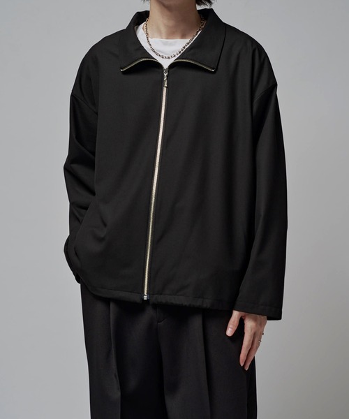 Lui's(ルイス)の「FINE ロングスリーブZIPシャツ(シャツ/ブラウス・メンズ・ブラウン/チャコールグレー/ブラック・S)」の9枚目の写真