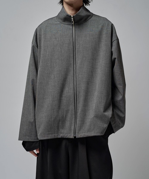 Lui's(ルイス)の「FINE ロングスリーブZIPシャツ(シャツ/ブラウス・メンズ・ブラウン/チャコールグレー/ブラック・S)」の14枚目の写真