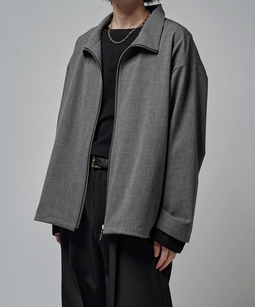 Lui's(ルイス)の「FINE ロングスリーブZIPシャツ(シャツ/ブラウス・メンズ・ブラウン/チャコールグレー/ブラック・S)」の13枚目の写真