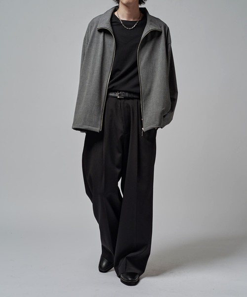 Lui's(ルイス)の「FINE ロングスリーブZIPシャツ(シャツ/ブラウス・メンズ・ブラウン/チャコールグレー/ブラック・S)」の19枚目の写真