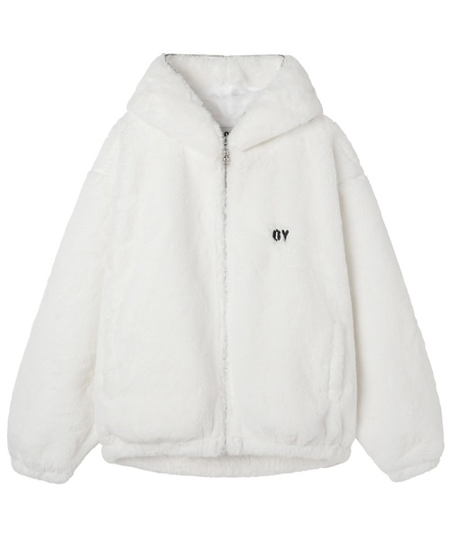 OY/オーワイ』DOLLY FUR HOODIE JACKET/ドリー ファーフーディー