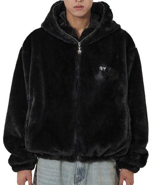 OY/オーワイ』DOLLY FUR HOODIE JACKET/ドリー ファーフーディー