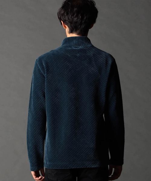 NICOLE CLUB FOR MEN(ニコルクラブフォーメン)の「モールバイヤス モックネックプルオーバー(Tシャツ/カットソー・メンズ・オフホワイト/ブルー系/ブラック/グレー・LARGE/X-LARGE/MEDIUM)」の10枚目の写真